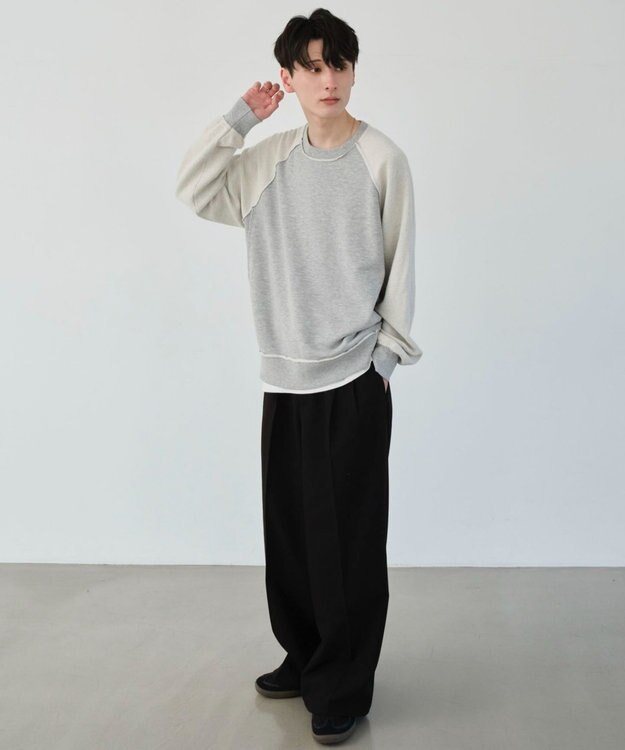 WEGO 【ユニセックス着用ITEM/SMLサイズ展開】バギースラックス ブラック