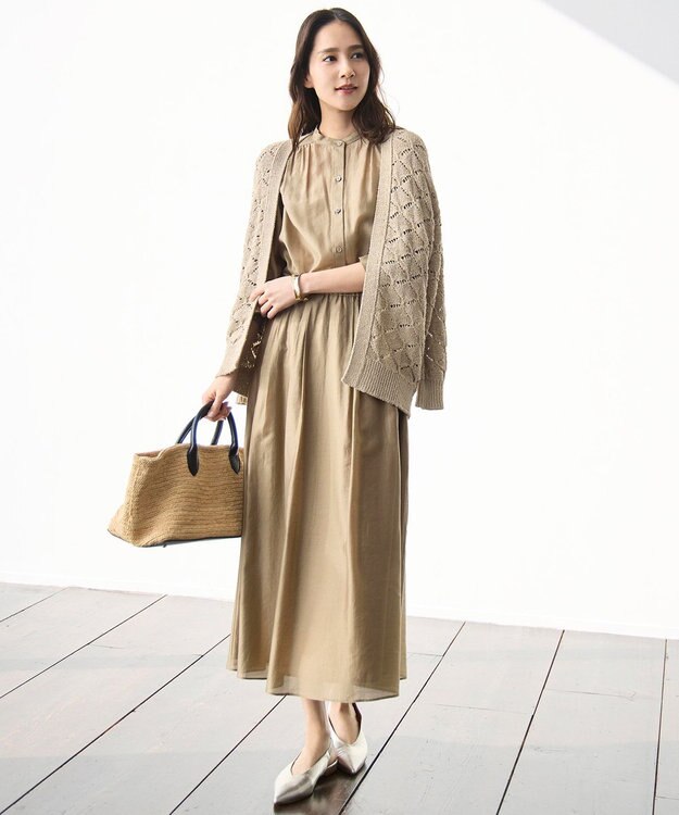 自由区 【SHIHOさん着用・WEB限定カラーあり・人気アイテム】ワイドストラップ サンダル シャンパンゴールド