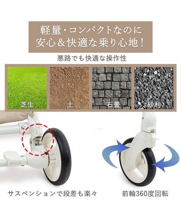 PET PARADISE smooca mini ペットカート 《ベージュ》 ベージュ