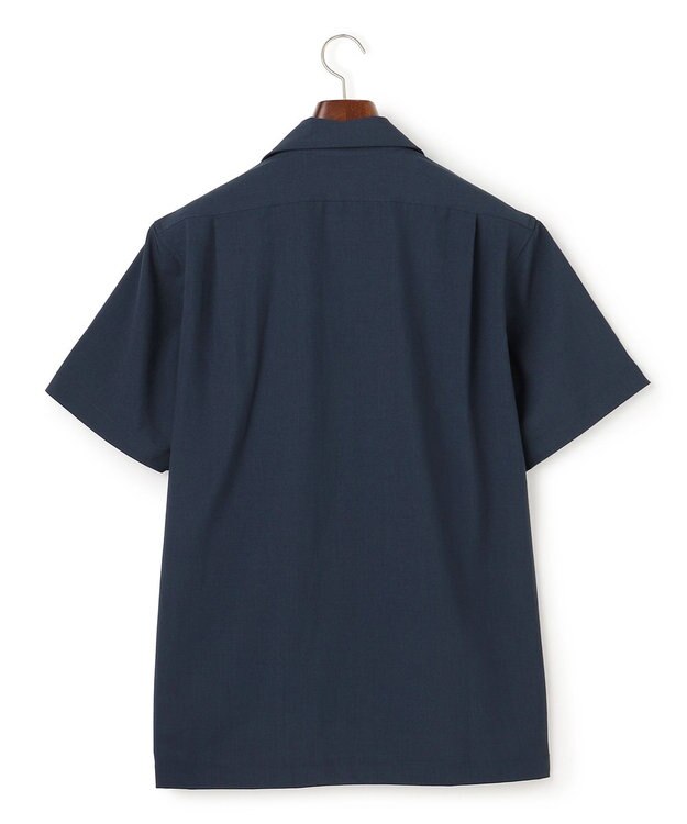 J.PRESS MEN 【WEB・一部店舗限定】リネンライク オープンカラーシャツ ネイビー系