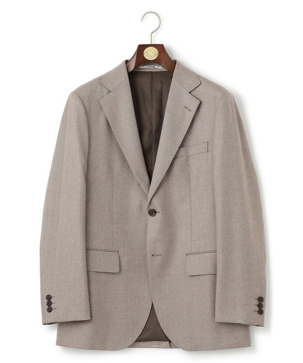 J.PRESS MEN 【定番 / セットアップ対応】マナードシルクホームスパン ジャケット ベージュ系