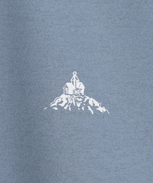 SHARE PARK MENS 【UVカット・吸水速乾・ストレッチ・軽量 】バンダナバックプリントＴシャツ ブルー系