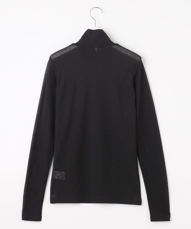 23区GOLF 【WOMEN】肌に優しいコットン100% 大人気の天然素材はお早めに マイルドドライハイネック インナー 春先からの紫外線対策が大切 ブラック系