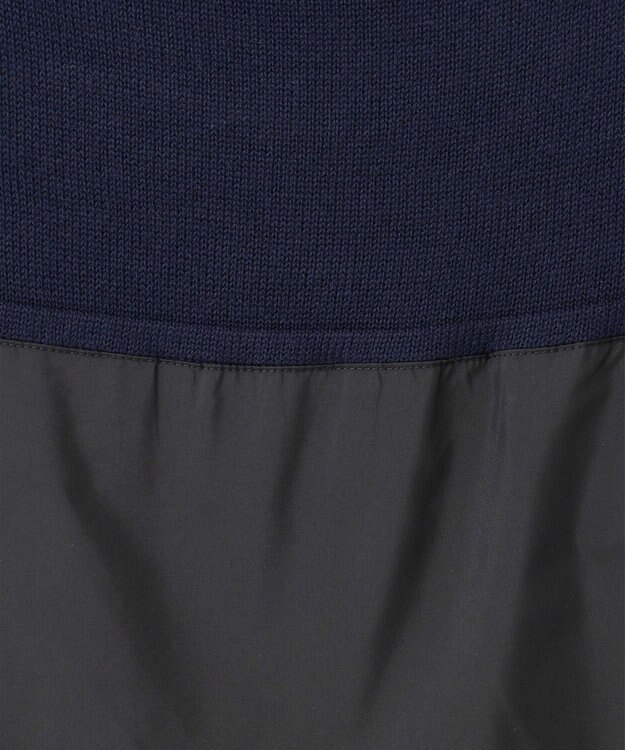 23区GOLF 【WOMEN】【ウォッシャブル】コットンブレンドサイドロゴベスト ネイビー系