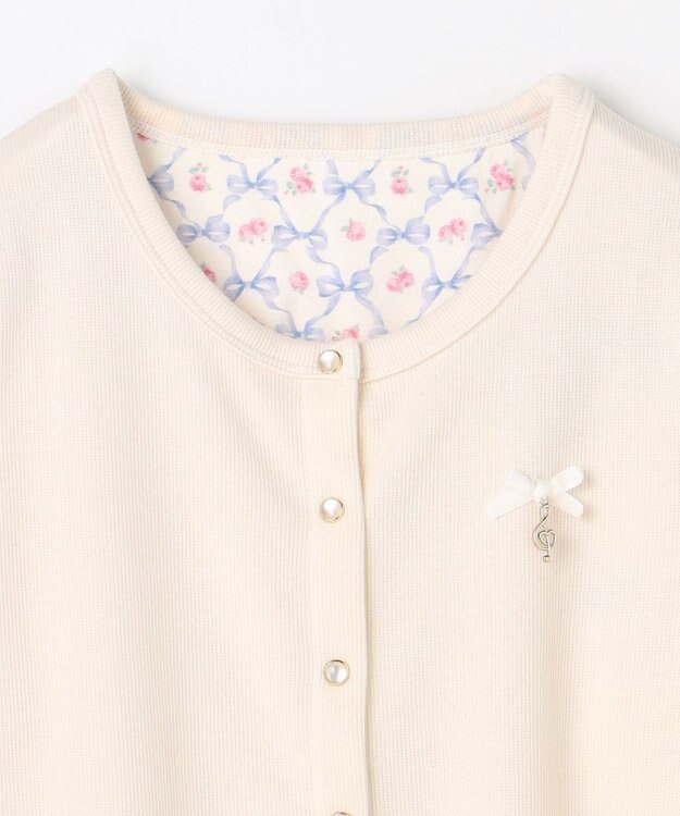 ANY KIDS まいにちスナップカーディガン エクリュ