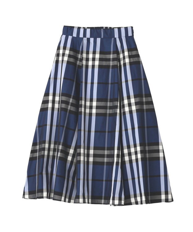 YECCA VECCA [撥水]メモリーフレアスカート Navy