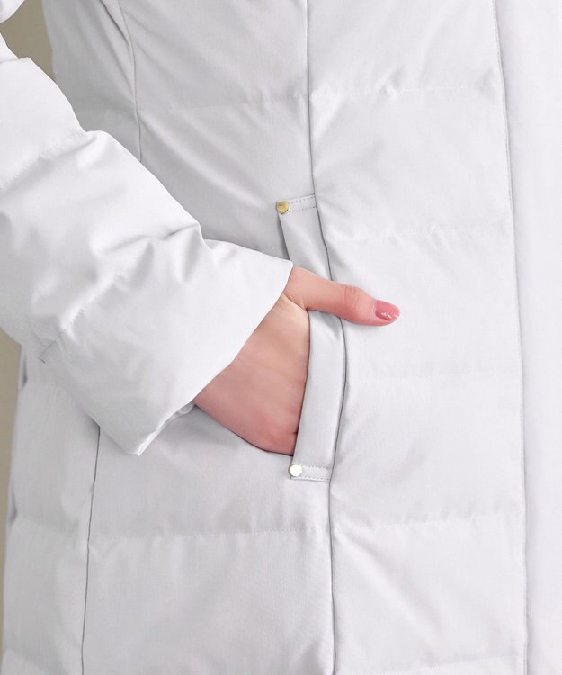 Tiaclasse ミドル丈ダウンコート グレー