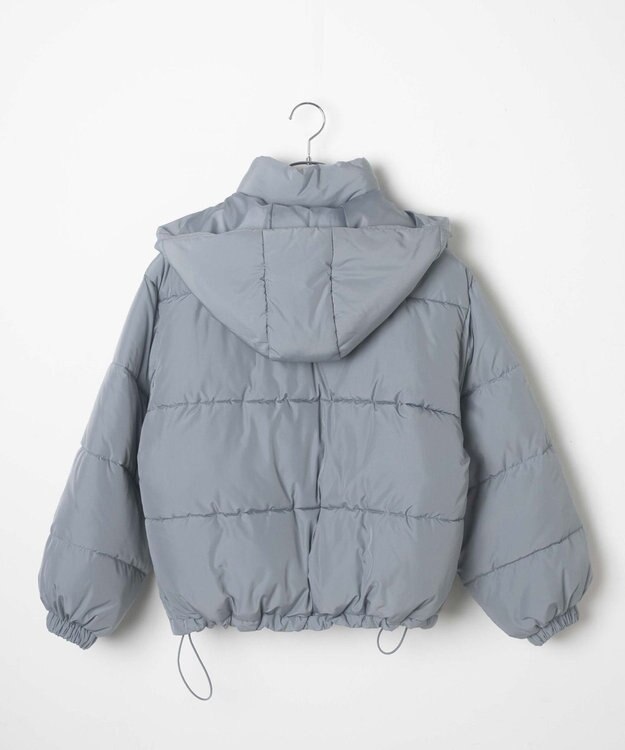 WEGO 【フード取り外し可能】2WAYパテッドジャケット グレー