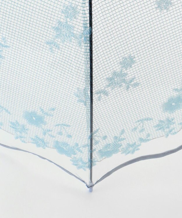 ANY SIS 【WEB限定】レース柄 アンブレラ ブルー