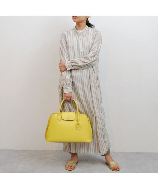 perche ゴートユーティリティヒネリかぶせA4トート / UNBILLION