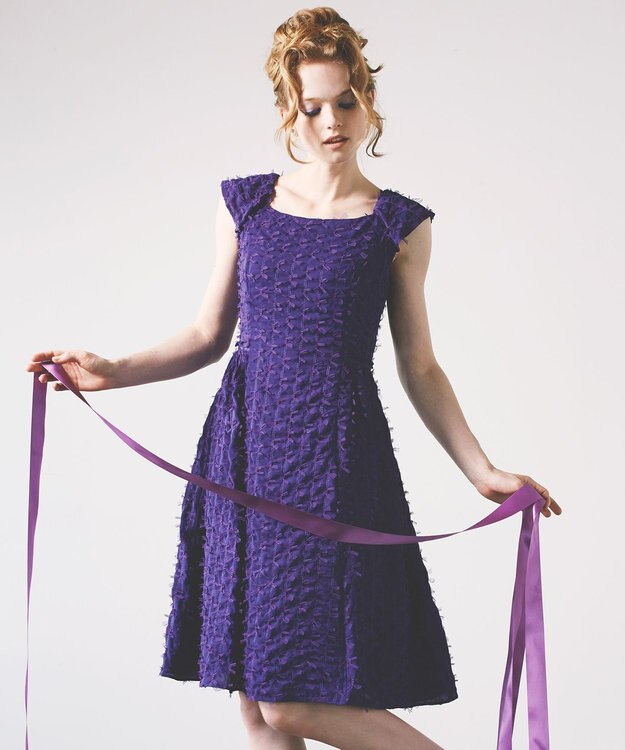 TOCCA 【洗える】BOUTIFUL ドレス パープル系