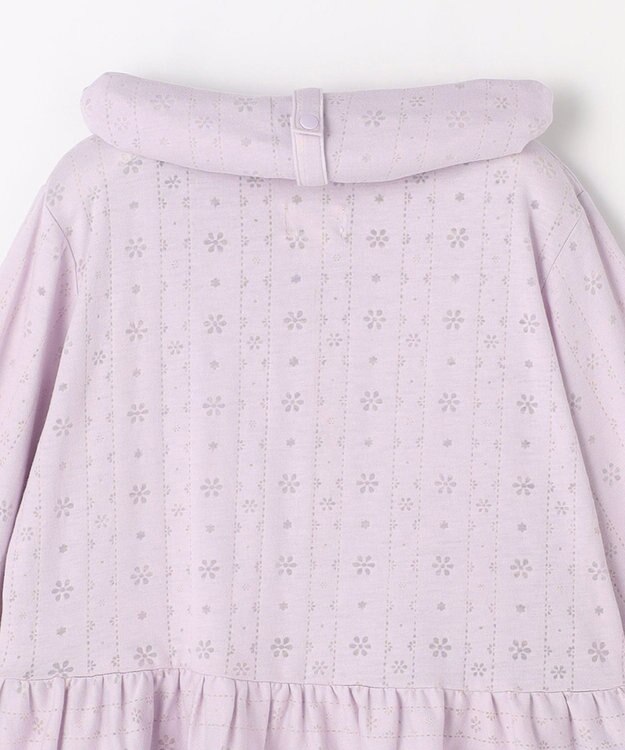 組曲 KIDS 【110-140㎝】 オパールレーシーパーカー ラベンダー