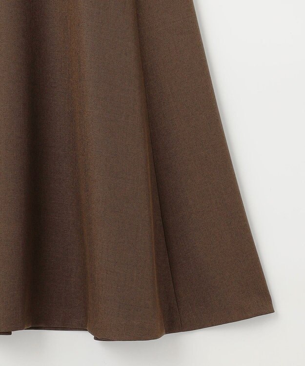組曲 ウールライクスポンディッシュ ジャンパースカート ダークブラウン系3