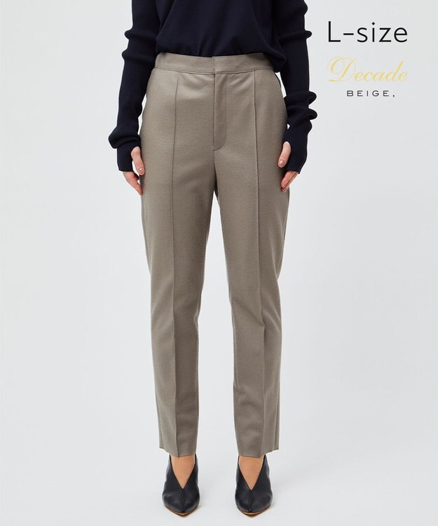 BEIGE， 【L-size】CORBY / クロップドパンツ Taupe