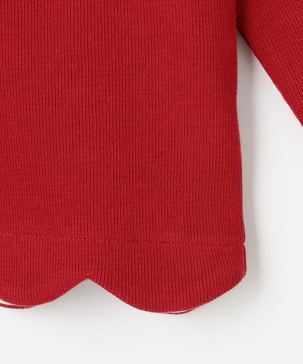 ANY KIDS 【Strawberry Collection】スナップボタン カーディガン レッド