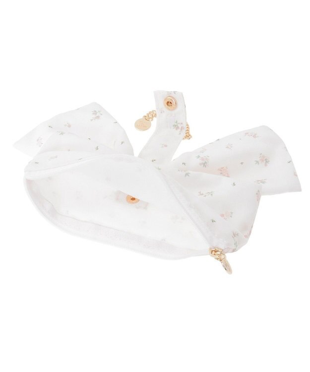 Maison de FLEUR ピンクマニアリボンポーチチャーム Pink