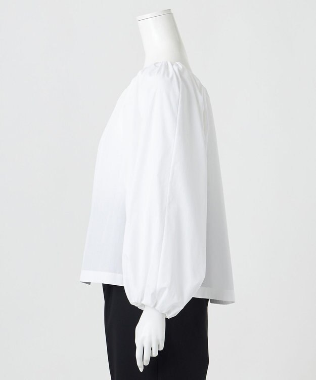 23区 【エステータ】THOMAS MASON ボリュームスリーブブラウス ホワイト系