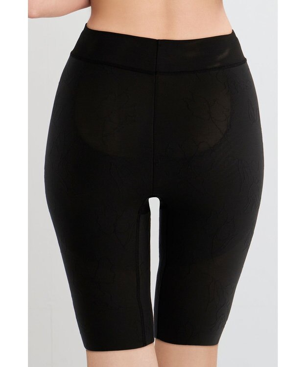 WACOAL 【SUHADA Fit me Up】 ガードル ロング丈 素肌感覚でヒップあがる下腹部ひっこむ ジャストウエスト スハダ GRC426 /ワコール ブラック