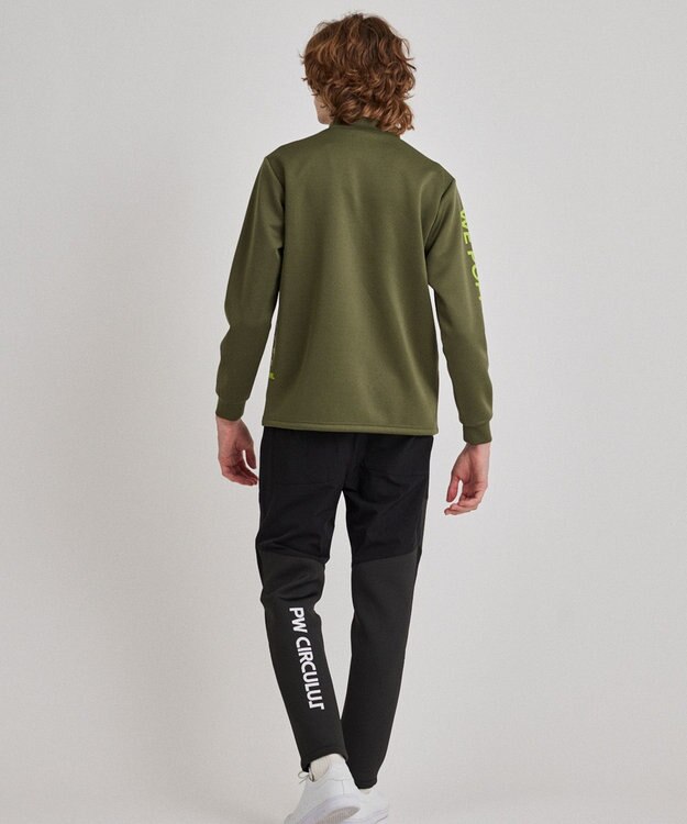 PW CIRCULUS 【ストレッチ / 快適 / 一枚でサマになる】【MEN】NEW ロゴモック T カーキ系