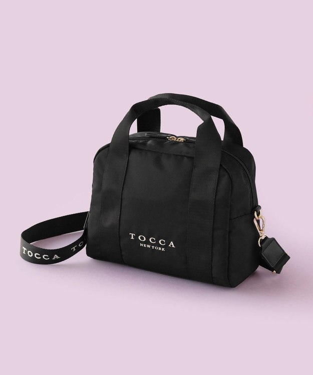 TOCCA 【WEB＆一部店舗限定】【撥水・サスティナブル素材】CIELO MINI BOSTON ボストンバッグ ブラック系