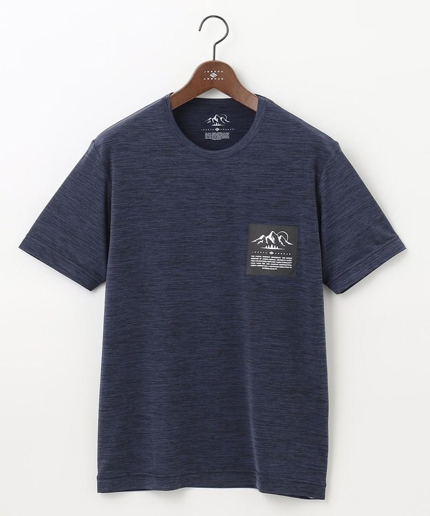 JOSEPH ABBOUD MOUNTAIN 【UNISEX】接触冷感 クールスキンガードＴシャツ ダルブルー系