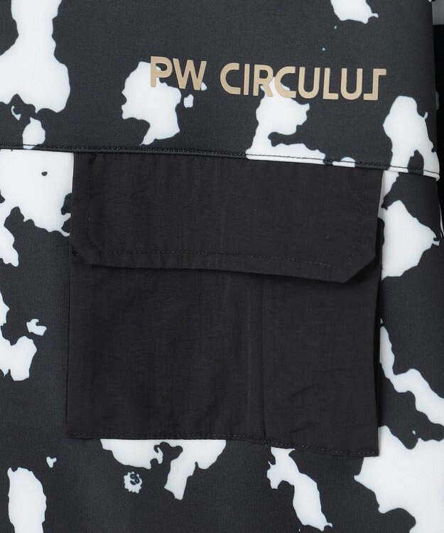 PW CIRCULUS 【ストレッチ / 快適 / 一枚でサマになる】【MEN】NEW  PINTO柄ポケットモックT ブラック系5