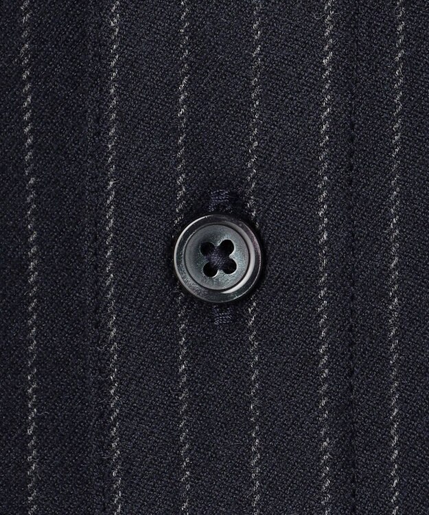 UNFILO MENS 【OCEANS 雑誌・web・YouTube 掲載】FLANNEL TOUCH シャツ ネイビーストライプ