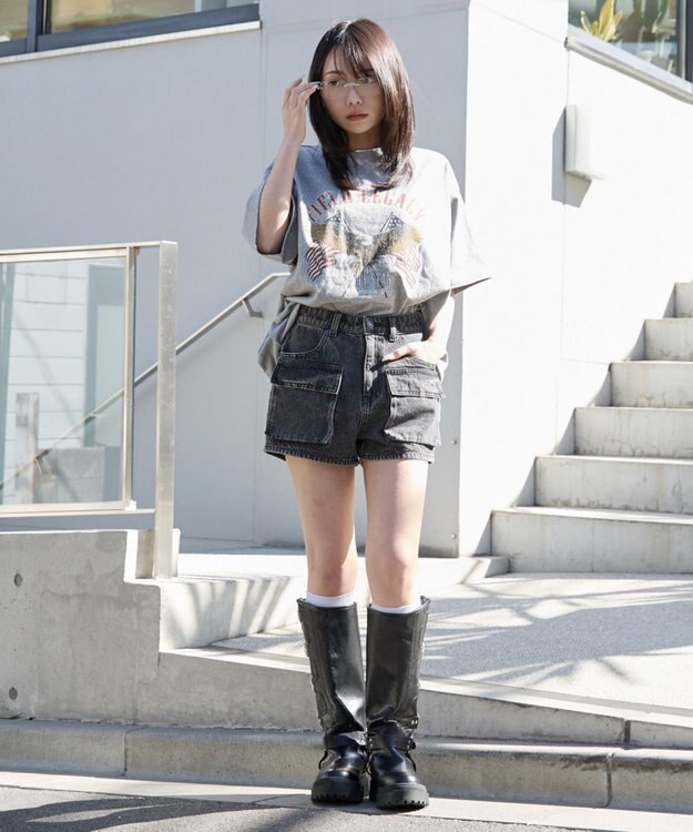 WEGO ヴィンテージウォッシュグラフィックBIGT 柄4