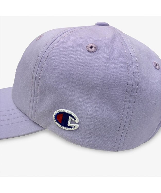 林八百吉商店 Champion  キッズ　ツイルキャップ パープル