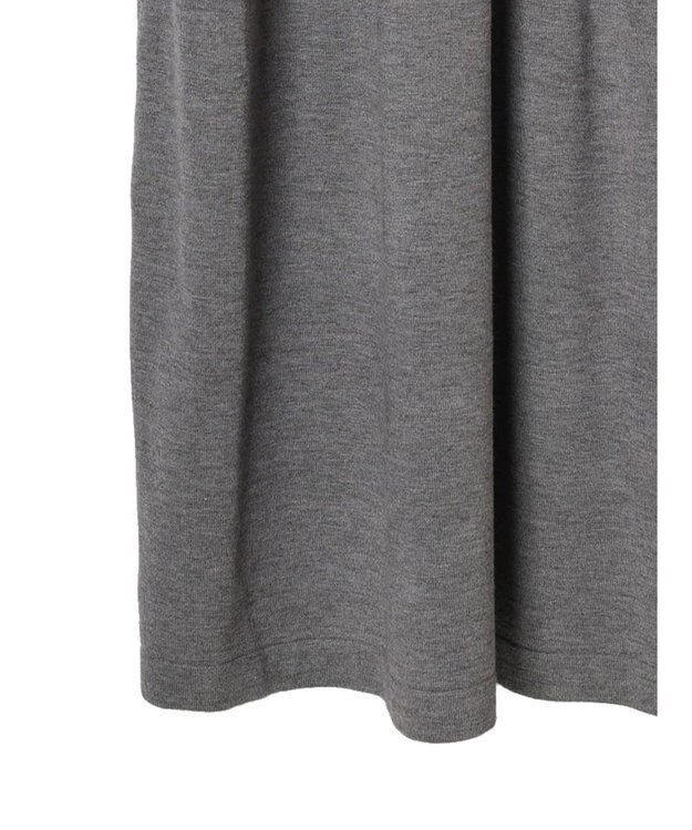 Green Parks ・Ｐｅｔｉｔ　Ｆｌｅｕｒ　フレアニットワンピース Gray Mixture