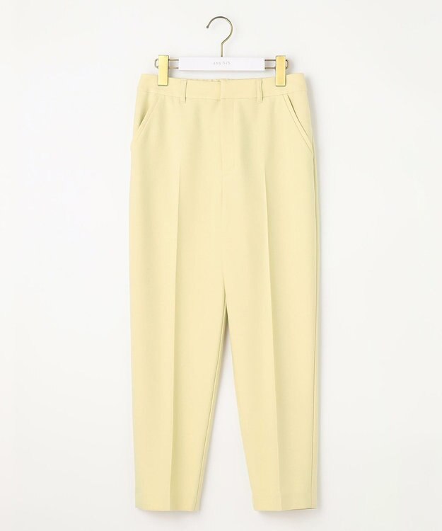 ANY SIS 【洗える】褒めらレディ テーパード パンツ レモンイエロー