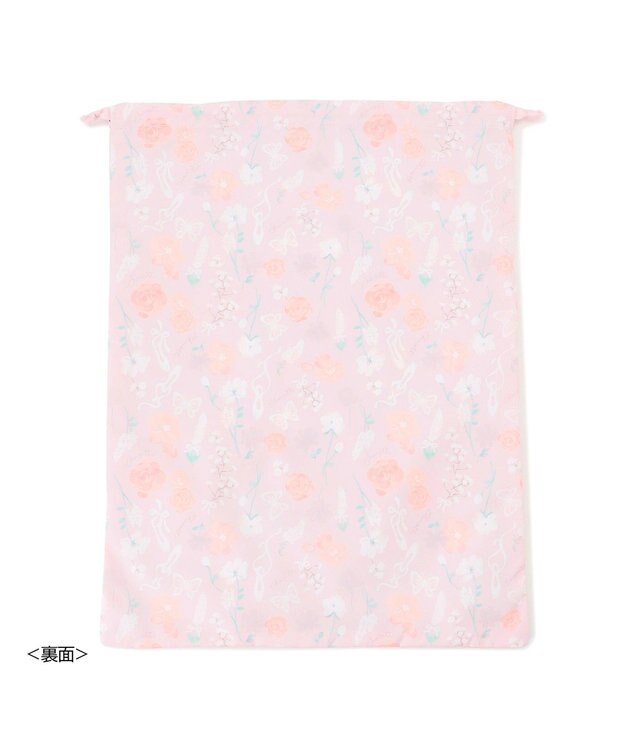 Chacott フラワー巾着L ロイヤルピンク