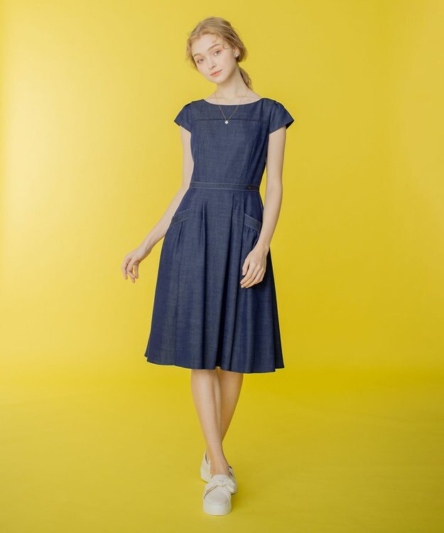 TOCCA 【洗える！】BLUE CIEL ドレス ブルー系