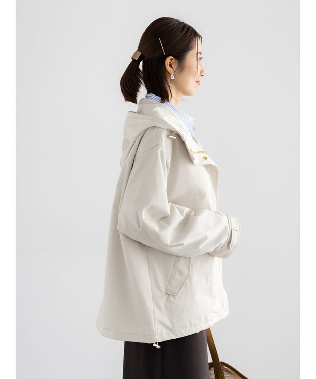 Te chichi マウンテンパーカー アイボリー