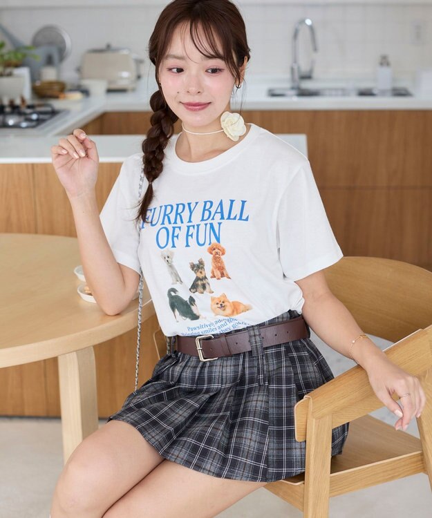 WEGO 【SMサイズ展開】グラフィックTシャツ 柄1