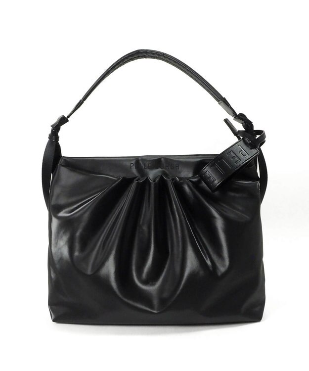 PELLE BORSA ギャザーショルダー Cheers チアーズ 4675 ブラック