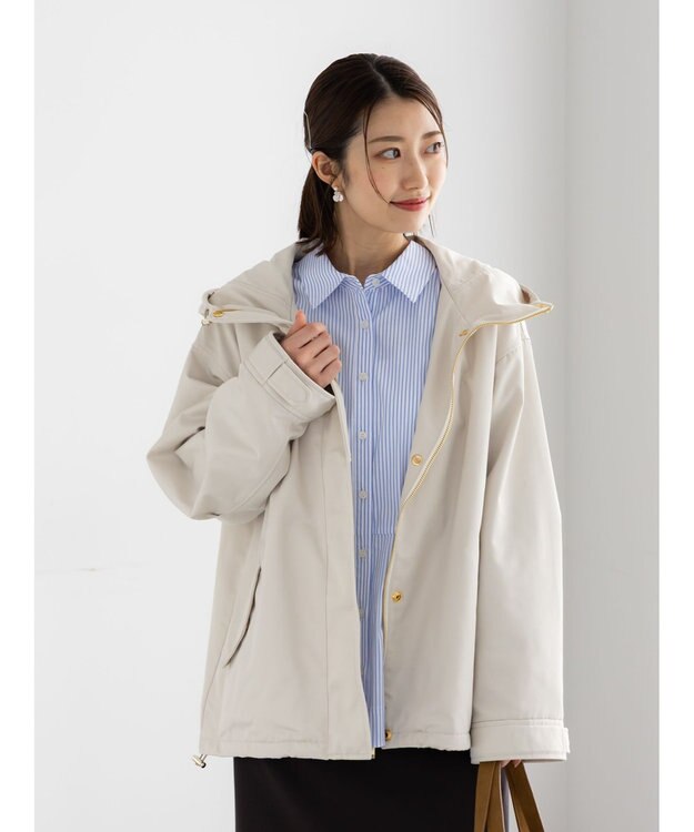 Te chichi マウンテンパーカー アイボリー