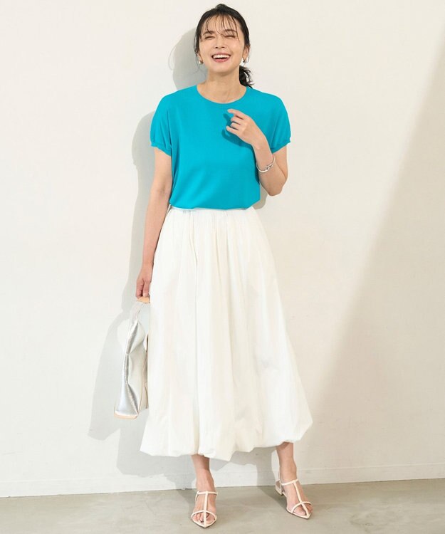 UNFILO スゴ機能美 コンパクト ニット ターコイズ