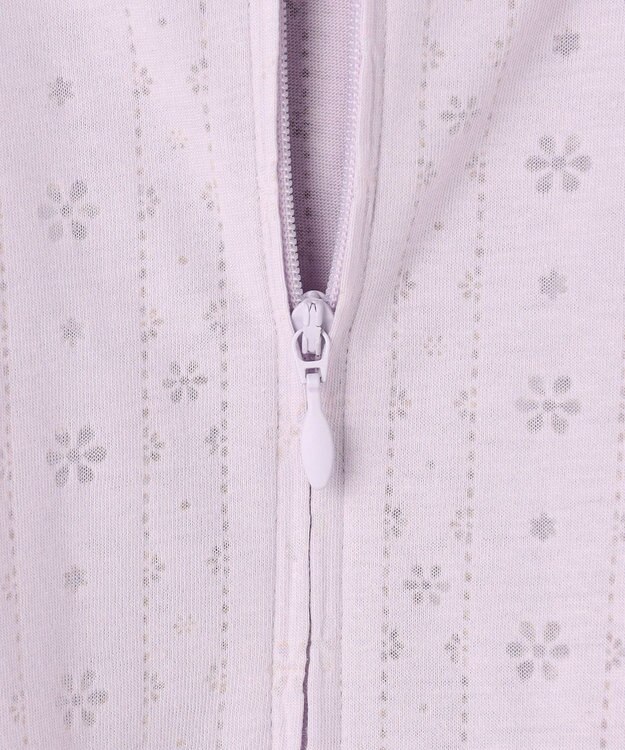 組曲 KIDS 【110-140㎝】 オパールレーシーパーカー ラベンダー