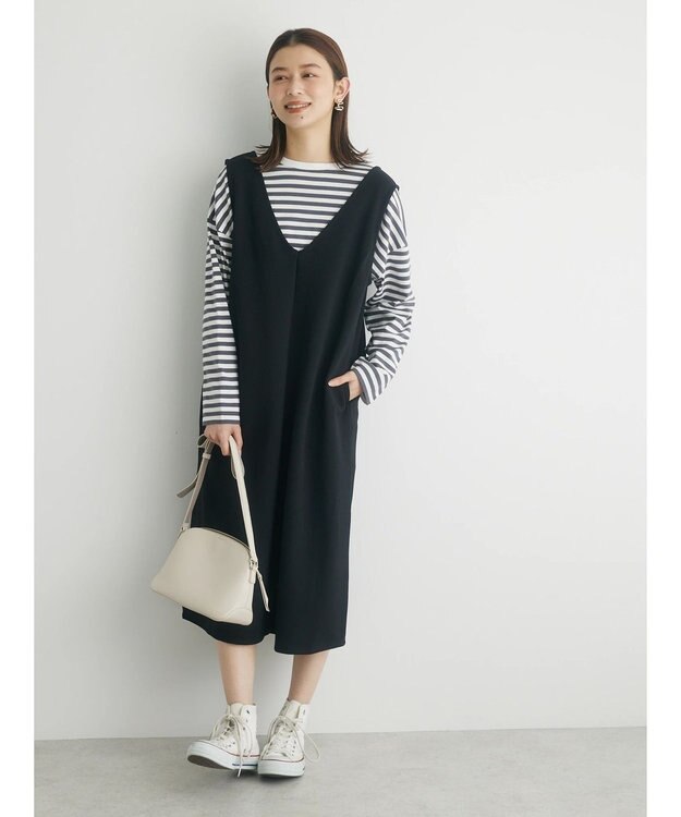 Green Parks ２ＷＡＹオーバーワンピース Black