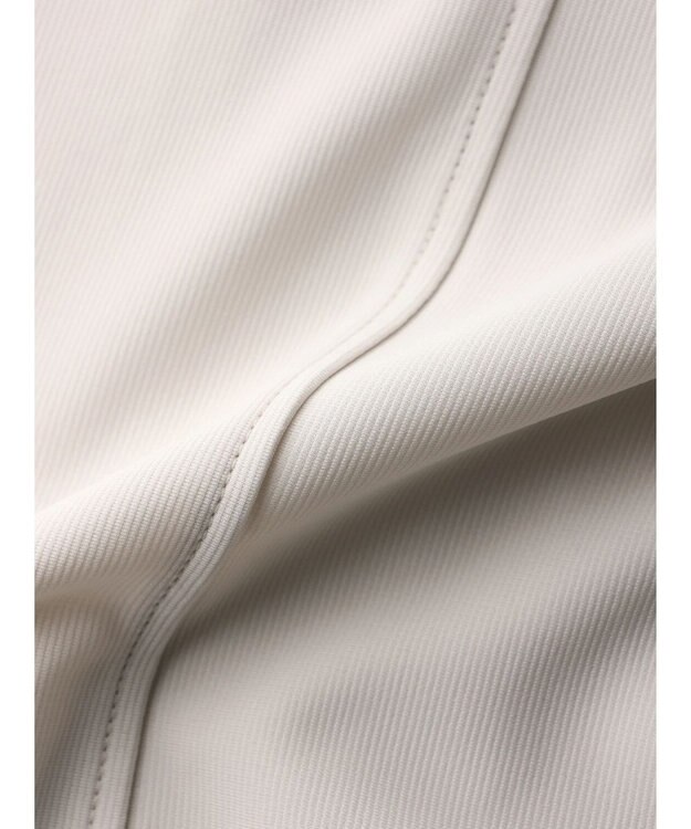 Green Parks フロントＺＩＰカットベスト Ecru