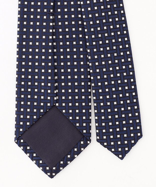 JOSEPH HOMME メッシュドッツ　ネクタイ ダルブルー系3