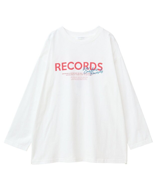 AMERICAN HOLIC ＲＥＣＯＲＤＳロングＴシャツ Off White