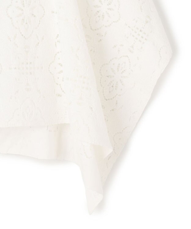 23区 【先行予約】ラッセルオーナメントレース キャミソール ブラウス ホワイト系