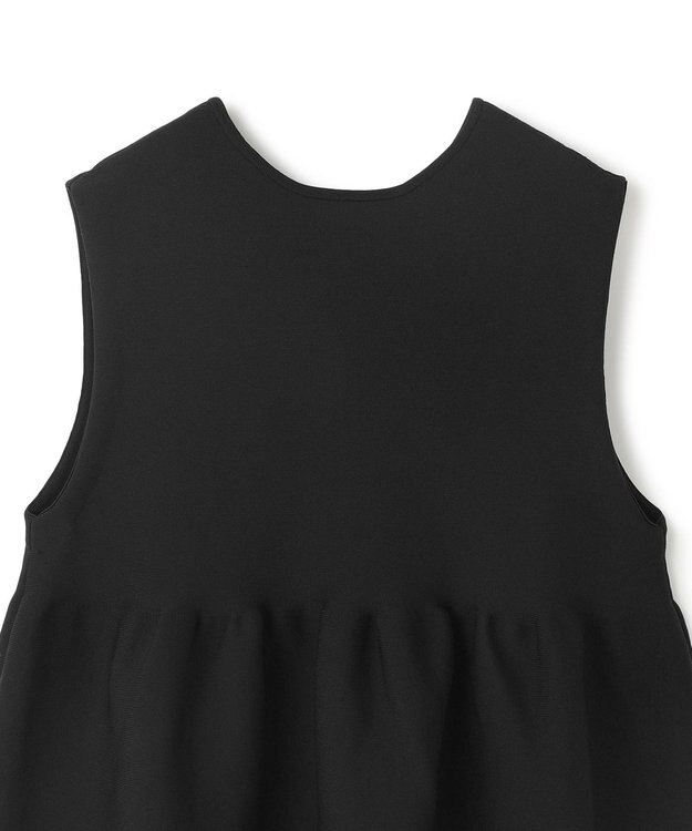 UNFILO 【VERY×UNFILOコラボ】2WAY ペプラムジレ ブラック