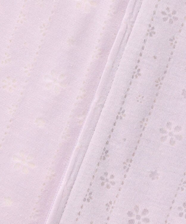 組曲 KIDS 【110-140㎝】 オパールレーシーパーカー ラベンダー