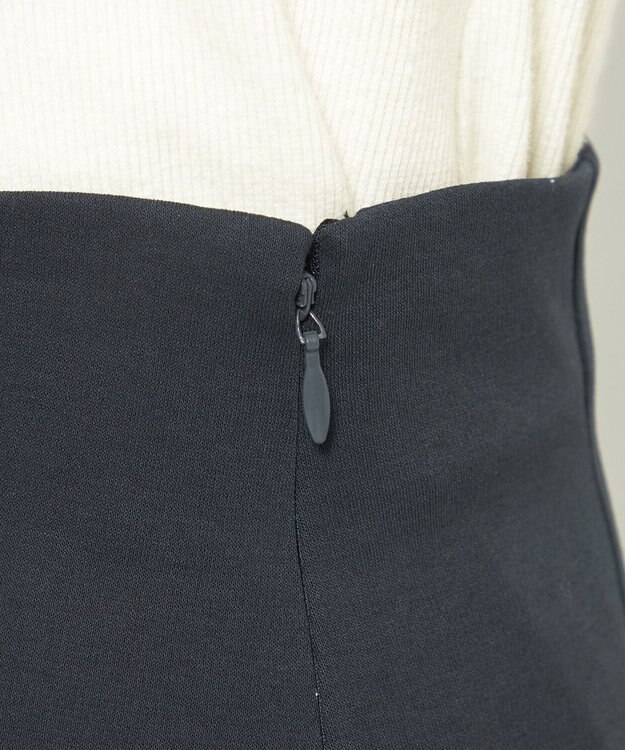 uncrave ダブルフェイスジャージー フレアスカート スレート