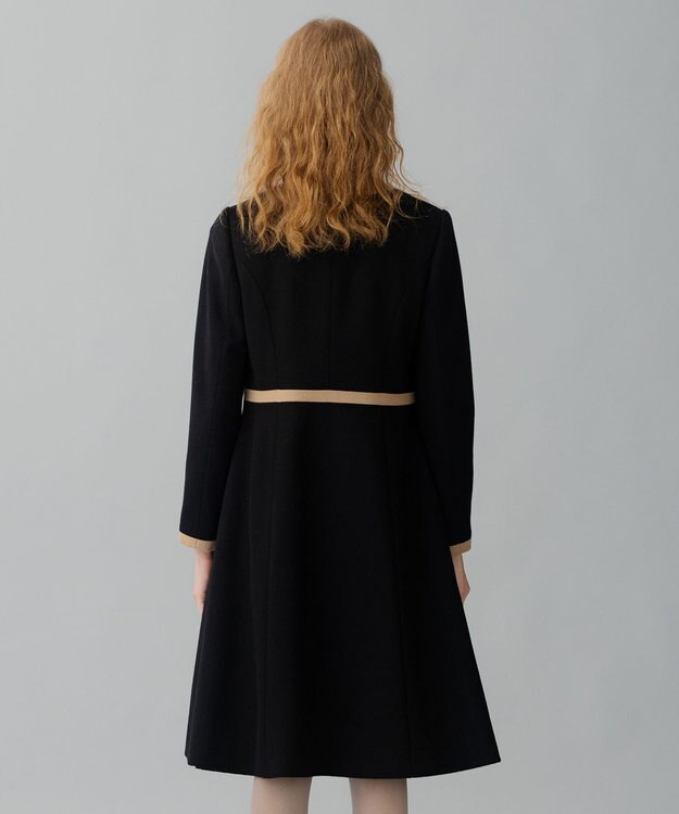 TOCCA MUSE ウールメルトンコート ブラック系8