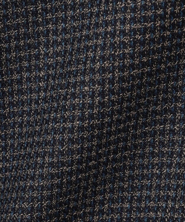 J.PRESS LADIES S T/W 杢 ライトツイード セミワイド パンツ ネイビー系3