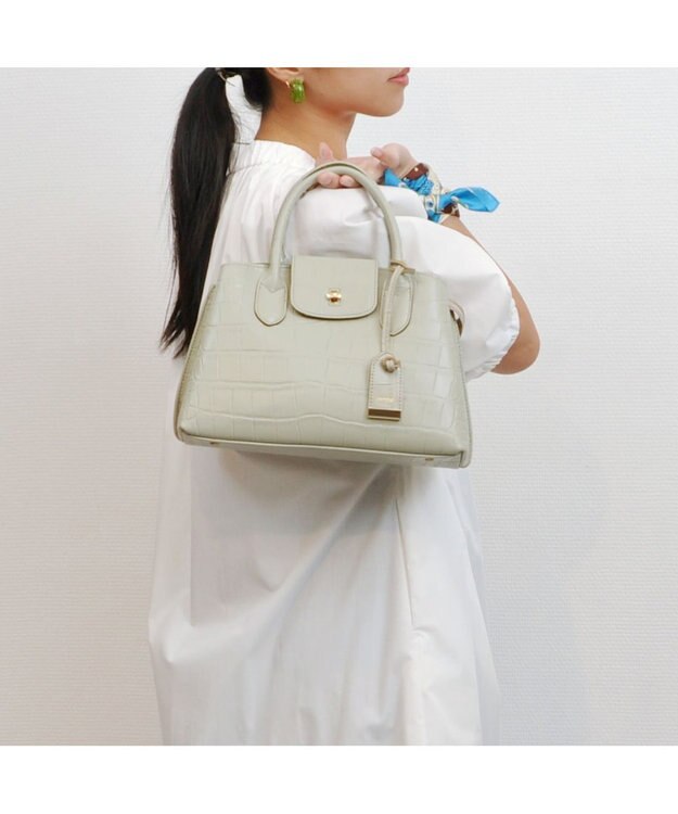 UNBILLION perche ゴートユーティリティヒネリかぶせトートS CGRY